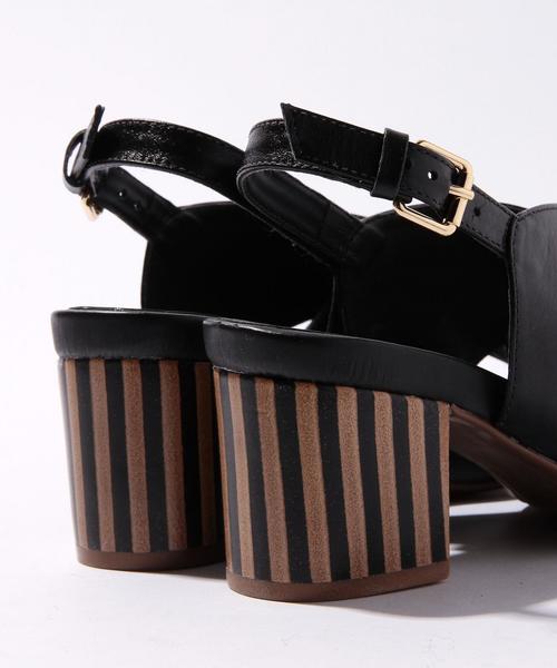TABITA（タビタ）の「【WEB限定】TABITA ストライプヒール サンダル（サンダル・レディース・ブラック/ブラウン・35/36/37/38）」の10枚目の写真