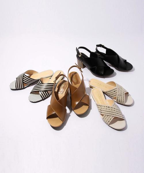 TABITA（タビタ）の「【WEB限定】TABITA ストライプヒール サンダル（サンダル・レディース・ブラック/ブラウン・35/36/37/38）」の12枚目の写真