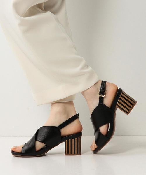 TABITA（タビタ）の「【WEB限定】TABITA ストライプヒール サンダル（サンダル・レディース・ブラック/ブラウン・35/36/37/38）」の4枚目の写真