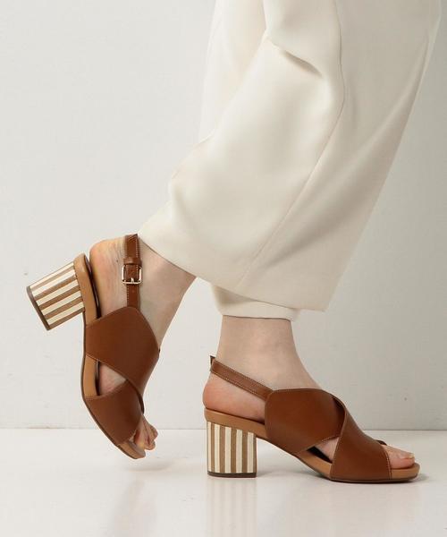 TABITA（タビタ）の「【WEB限定】TABITA ストライプヒール サンダル（サンダル・レディース・ブラック/ブラウン・35/36/37/38）」の6枚目の写真