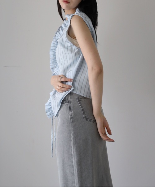 model：164cm. 着用サイズ：FREE