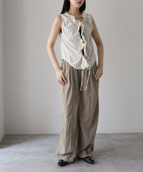 model：164cm. 着用サイズ：FREE