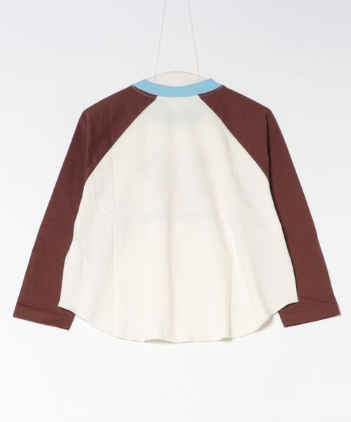 LOWRYS FARM（ローリーズファーム）の「Disney／ラグランT　1066190（Tシャツ/カットソー・キッズ・アイボリー/グレー/ピンク系その他・130cm/120cm/110cm/140cm/150cm）」の4枚目の写真