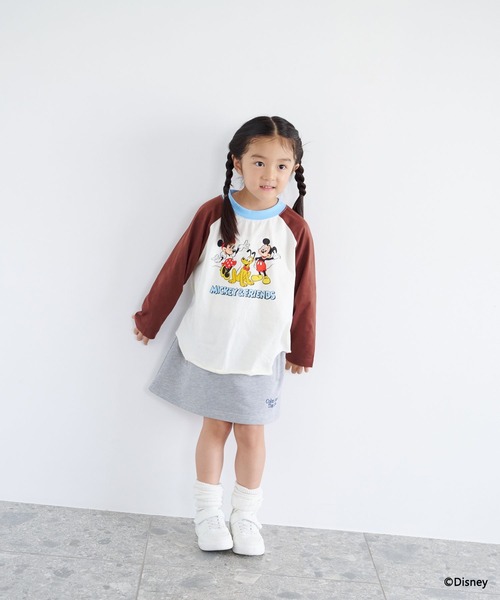 LOWRYS FARM（ローリーズファーム）の「Disney／ラグランT　1066190（Tシャツ/カットソー・キッズ・アイボリー/グレー/ピンク系その他・130cm/120cm/110cm/140cm/150cm）」の20枚目の写真