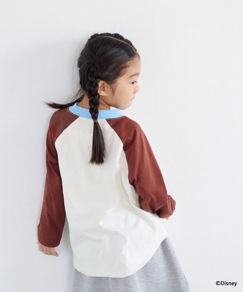 LOWRYS FARM（ローリーズファーム）の「Disney／ラグランT　1066190（Tシャツ/カットソー・キッズ・アイボリー/グレー/ピンク系その他・130cm/120cm/110cm/140cm/150cm）」の21枚目の写真