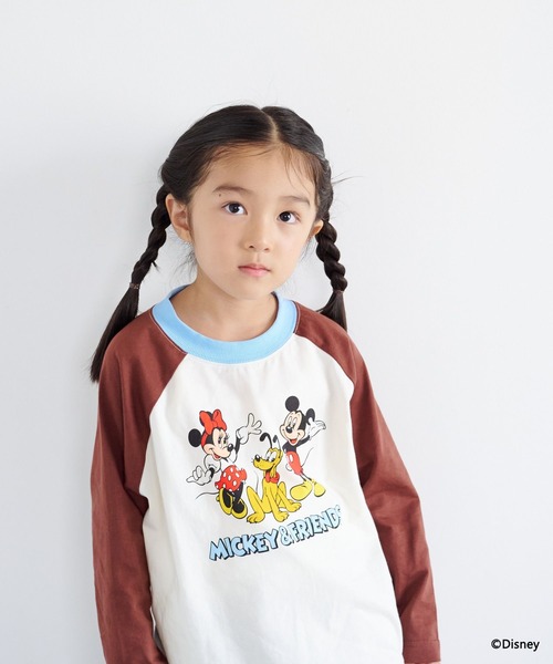 LOWRYS FARM（ローリーズファーム）の「Disney／ラグランT　1066190（Tシャツ/カットソー・キッズ・アイボリー/グレー/ピンク系その他・130cm/120cm/110cm/140cm/150cm）」の12枚目の写真