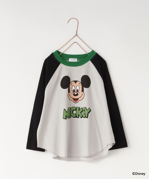 LOWRYS FARM（ローリーズファーム）の「Disney／ラグランT　1066190（Tシャツ/カットソー・キッズ・アイボリー/グレー/ピンク系その他・130cm/120cm/110cm/140cm/150cm）」の15枚目の写真