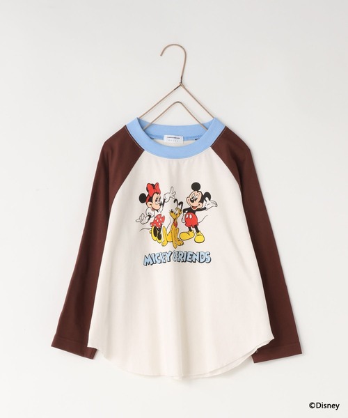 LOWRYS FARM（ローリーズファーム）の「Disney／ラグランT　1066190（Tシャツ/カットソー・キッズ・アイボリー/グレー/ピンク系その他・130cm/120cm/110cm/140cm/150cm）」の10枚目の写真