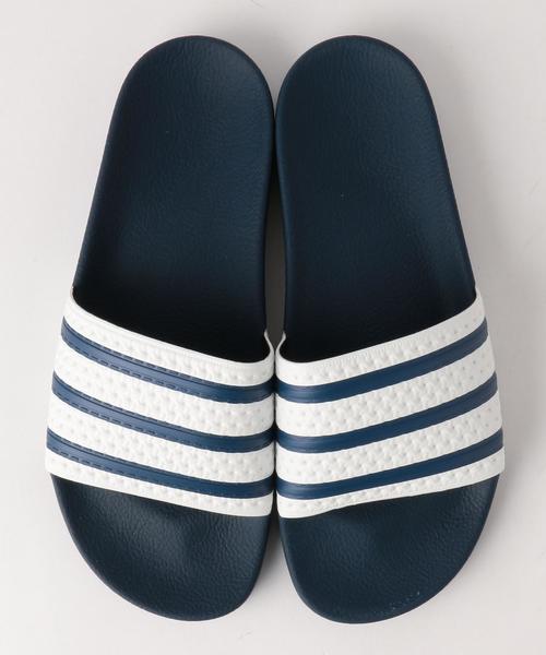 adidas Originals（アディダスオリジナルス）の「[アディダス] BC ADIDAS ADILETTE サンダル◆（サンダル・メンズ・その他1/ホワイト/ネイビー・26.5cm/27.5cm）」の4枚目の写真
