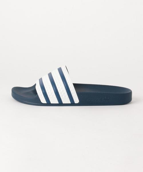 adidas Originals（アディダスオリジナルス）の「[アディダス] BC ADIDAS ADILETTE サンダル◆（サンダル・メンズ・その他1/ホワイト/ネイビー・26.5cm/27.5cm）」の5枚目の写真