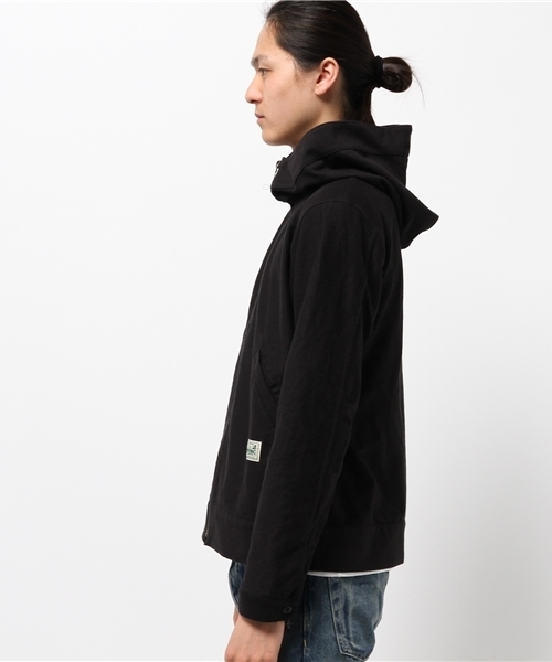 HYSTERIC GLAMOUR(ヒステリックグラマー)の「デニムニット PK(パーカー・メンズ・カーキ/ネイビー/ブラック・MEDIUM/LARGE/SMALL)」の15枚目の写真