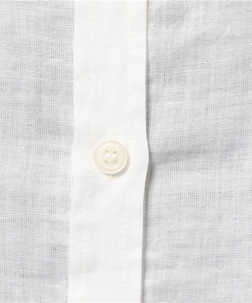 LIMITLESS LUXURY(リミットレスラグジュアリー)の「LINEN ワイドカラーシャツ◆(シャツ/ブラウス・レディース・サックスブルー/ネイビー/ホワイト/ピンク・FREE)」の7枚目の写真