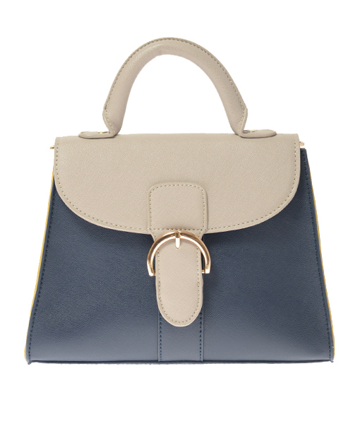 31 Sons de mode（トランテアン　ソン　ドゥ　モード）の「【andGIRL9月号掲載アイテム】カラーブロックハンドバッグ【モデル美香さん着用アイテム】（トートバッグ・レディース・オフホワイト/グレー・ﾌﾘ-）」の10枚目の写真