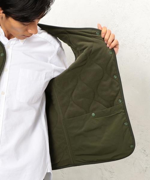 green label relaxing（グリーンレーベルリラクシング）の「SC リバーシブル POLARTEC ベスト / ポーラテック◆（その他アウター・メンズ・ブラック/オリーブ・SMALL/MEDIUM/LARGE）」の11枚目の写真