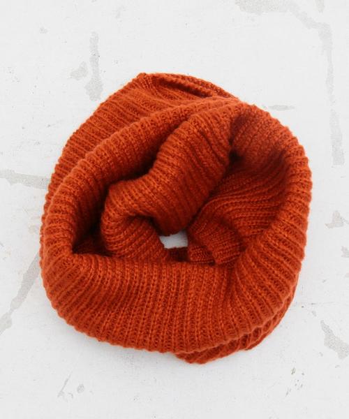 BEAUTY&YOUTH UNITED ARROWS(ビューティーアンドユースユナイテッドアローズ)の「BY∴ ニットスヌード ◆(ストール/ショール・レディース・オフホワイト/グレー/ブラウン/オレンジ系その他・FREE)」の5枚目の写真