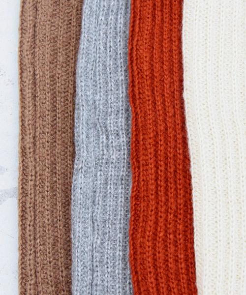 BEAUTY&YOUTH UNITED ARROWS(ビューティーアンドユースユナイテッドアローズ)の「BY∴ ニットスヌード ◆(ストール/ショール・レディース・オフホワイト/グレー/ブラウン/オレンジ系その他・FREE)」の7枚目の写真