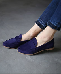 SESTO | スエード素材のマニッシュローファーパンプス(ローファー)