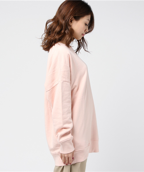 RODEO CROWNS WIDE BOWL（ロデオクラウンズワイドボウル）の「USED ビッグ スウェット（Tシャツ/カットソー・レディース・ライトイエロー/グリーン系その他/ライトピンク・FREE）」の5枚目の写真