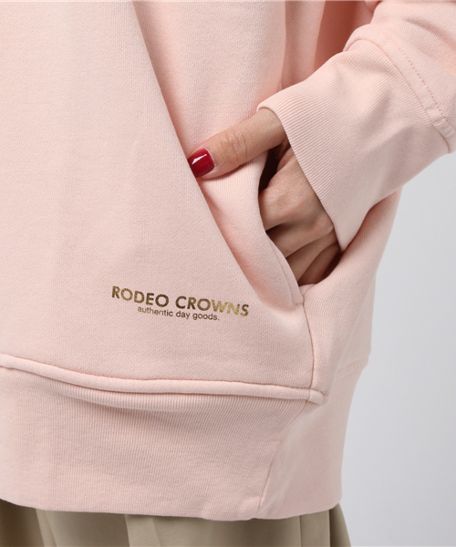 RODEO CROWNS WIDE BOWL（ロデオクラウンズワイドボウル）の「USED ビッグ スウェット（Tシャツ/カットソー・レディース・ライトイエロー/グリーン系その他/ライトピンク・FREE）」の9枚目の写真