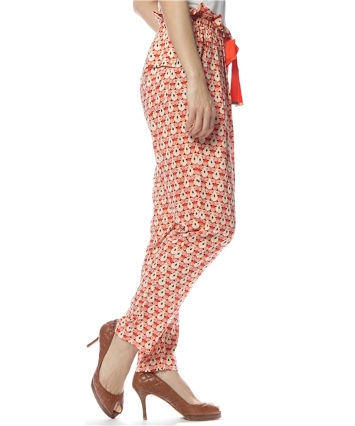 Flammeum（フラミューム）の「オリエンタルパンツ（その他パンツ・レディース・グリーン/オレンジ・38）」の11枚目の写真