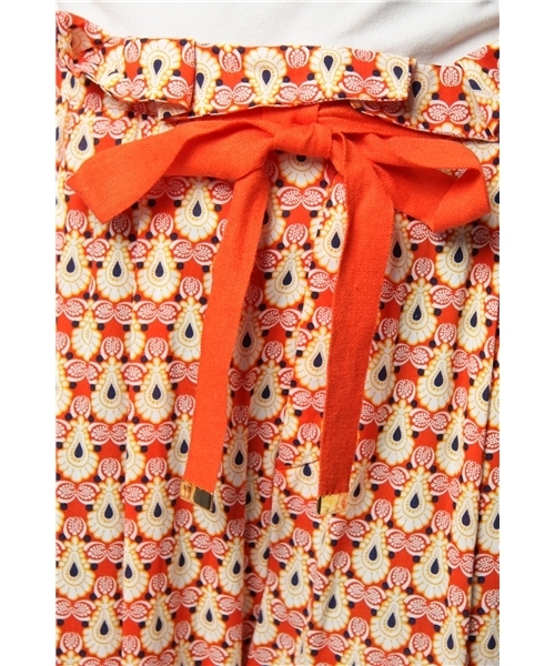 Flammeum（フラミューム）の「オリエンタルパンツ（その他パンツ・レディース・グリーン/オレンジ・38）」の9枚目の写真