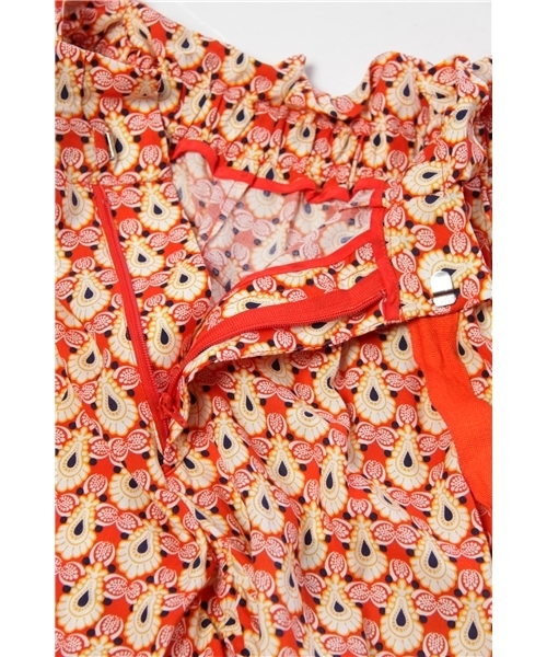 Flammeum（フラミューム）の「オリエンタルパンツ（その他パンツ・レディース・グリーン/オレンジ・38）」の8枚目の写真