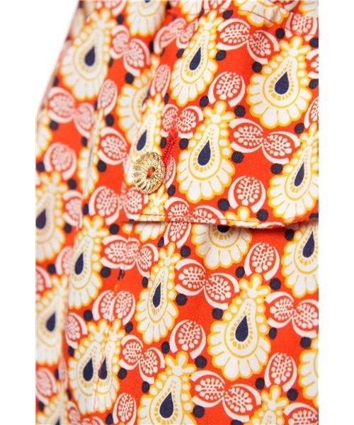 Flammeum（フラミューム）の「オリエンタルパンツ（その他パンツ・レディース・グリーン/オレンジ・38）」の7枚目の写真