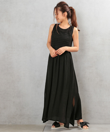 COLONY 2139 | シャーリングロングワンピース(ワンピース)