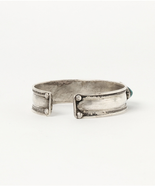 チャイハネ（チャイハネ）の「【チャイハネ】エスニック調メタルバングル（バングル/リストバンド・メンズ・ターコイズブルー/ダークブルー・FREE）」の6枚目の写真