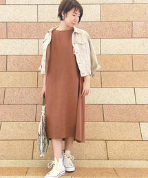 un dix cors | ノースリカットソーワンピース(ワンピース)