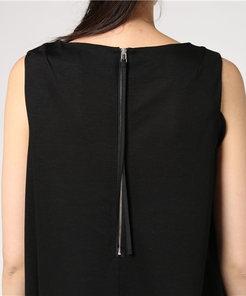 un dix cors（アンディコール）の「ノースリカットソーワンピース（ワンピース・レディース・ベージュ/ブラック・ﾌﾘ-）」の4枚目の写真