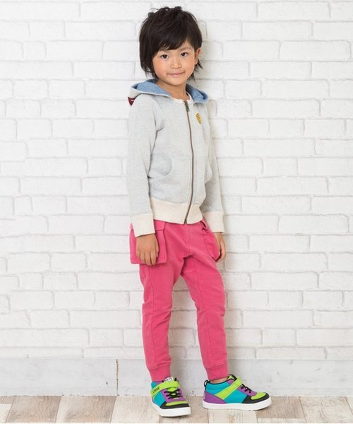 BREEZE（ブリーズ）の「フード付きZIPパーカー（パーカー・キッズ・ベージュ/グレー・120/100/110/160/95/80/130/90/140/150）」の16枚目の写真