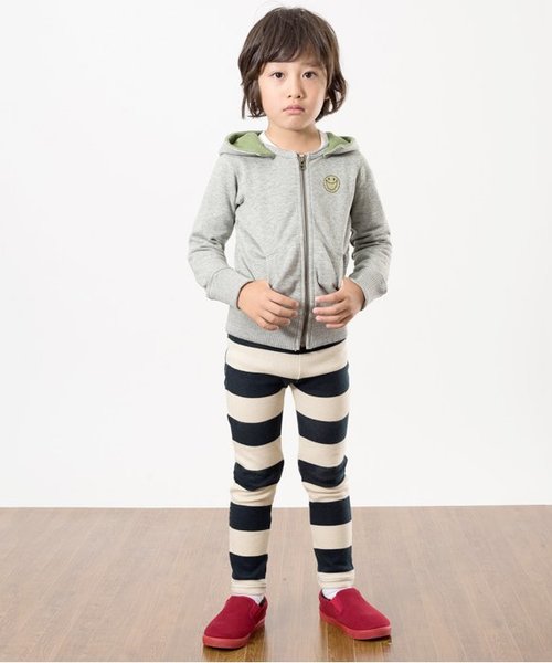 BREEZE（ブリーズ）の「フード付きZIPパーカー（パーカー・キッズ・ベージュ/グレー・120/100/110/160/95/80/130/90/140/150）」の8枚目の写真