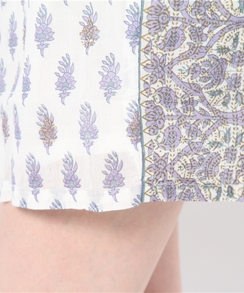 Another Edition（アナザーエディション）の「AE[S]BLOCK PRT MINI OP（ワンピース・レディース・ライトブルー/ナチュラル/ピンク・フリー）」の9枚目の写真