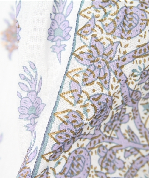 Another Edition（アナザーエディション）の「AE[S]BLOCK PRT MINI OP（ワンピース・レディース・ライトブルー/ナチュラル/ピンク・フリー）」の10枚目の写真