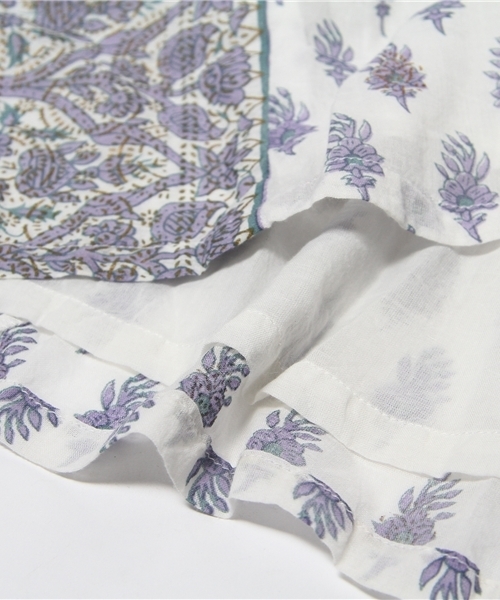 Another Edition（アナザーエディション）の「AE[S]BLOCK PRT MINI OP（ワンピース・レディース・ライトブルー/ナチュラル/ピンク・フリー）」の11枚目の写真