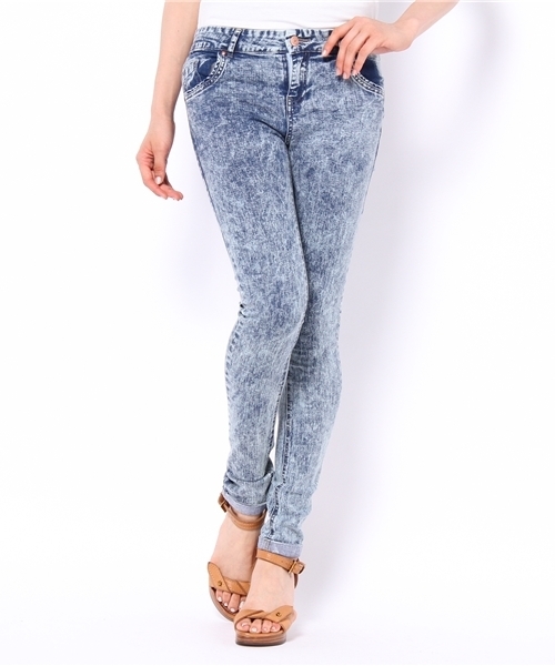 mystic(ミスティック)の「【mystic】 デニムスキニーPT(デニムパンツ・レディース・ネイビー/ブルー/ブラック/ダークブルー・0/1/2)」の4枚目の写真