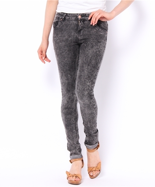 mystic(ミスティック)の「【mystic】 デニムスキニーPT(デニムパンツ・レディース・ネイビー/ブルー/ブラック/ダークブルー・0/1/2)」の1枚目の写真