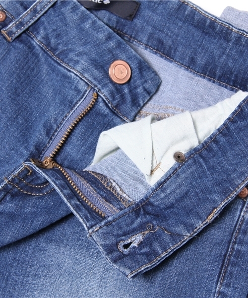 mystic(ミスティック)の「【mystic】 デニムスキニーPT(デニムパンツ・レディース・ネイビー/ブルー/ブラック/ダークブルー・0/1/2)」の12枚目の写真