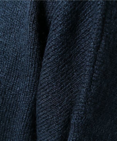 earth music&ecology（アースミュージックアンドエコロジー）の「・ハイネックドロップニットプルオーバー（ニット/セーター・レディース・ライトグレー/ネイビー/ピンク/アイボリー/キャメル/ブルーグリーン・FREE）」の8枚目の写真