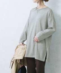 reca | 1枚でコーディネートが決まる◇ビックシルエットスウェットスリットチュニック(ワンピース)
