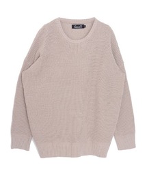 CavariA（キャバリア）の「『CavariA/キャバリア』ラーベン編みビッグシルエットクルーネック長袖ニットセーター（ニット/セーター）」