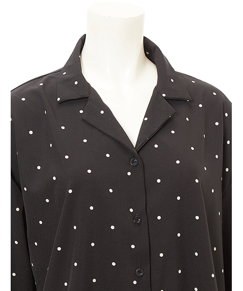 fifth（フィフス）の「ドットスキッパーブラウス（シャツ/ブラウス・レディース・ホワイト/ブラック・MEDIUM）」の6枚目の写真