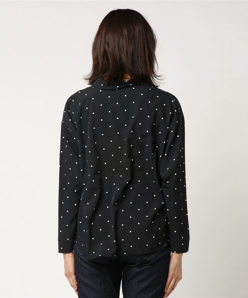 fifth（フィフス）の「ドットスキッパーブラウス（シャツ/ブラウス・レディース・ホワイト/ブラック・MEDIUM）」の9枚目の写真