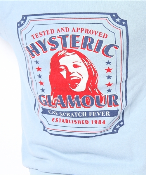 HYSTERIC GLAMOUR（ヒステリックグラマー）の「STAR FRAMED WOMAN pt PK（パーカー・レディース・ホワイト/ブルー/トップグレー・FREE）」の10枚目の写真