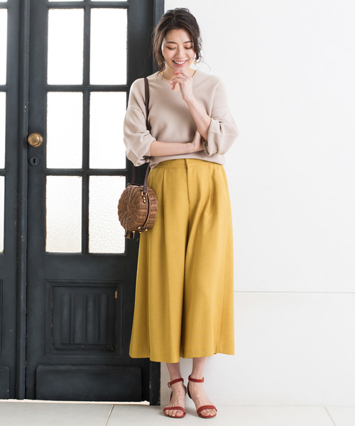 RIVE DROITE(リヴドロワ)の「バックボリュームニット(ニット/セーター・レディース・ライトグレー/レモンイエロー/ラベンダー/ベージュ/ホワイト・FREE)」の11枚目の写真