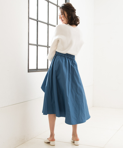 RIVE DROITE(リヴドロワ)の「バックボリュームニット(ニット/セーター・レディース・ライトグレー/レモンイエロー/ラベンダー/ベージュ/ホワイト・FREE)」の13枚目の写真