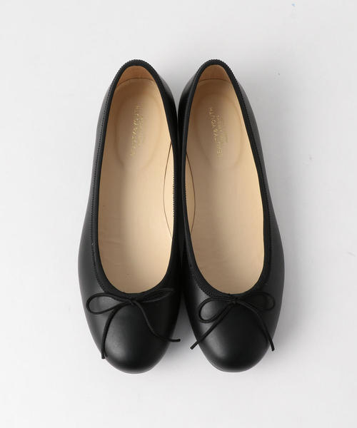 BEAUTY&YOUTH UNITED ARROWS(ビューティーアンドユースユナイテッドアローズ)の「BY フェイクレザーソリッドバレエシューズ ◆(バレエシューズ・レディース・ブラック/ホワイト/シルバー・35h/37/36/37h/36h/38)」の2枚目の写真