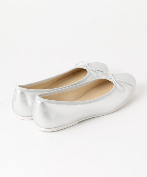 BEAUTY&YOUTH UNITED ARROWS(ビューティーアンドユースユナイテッドアローズ)の「BY フェイクレザーソリッドバレエシューズ ◆(バレエシューズ・レディース・ブラック/ホワイト/シルバー・35h/37/36/37h/36h/38)」の7枚目の写真