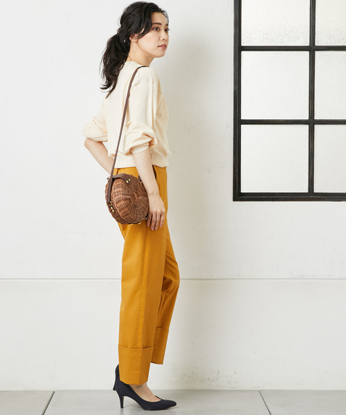 RIVE DROITE（リヴドロワ）の「ターンバック　チノパンツ（その他パンツ・レディース・ベージュ/イエロー・38/36）」の7枚目の写真